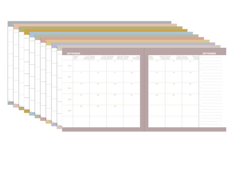 Produktbild: EXECUTIF SEPT COLOR vz ML C&eacute;leste rosa 2026 / 2027