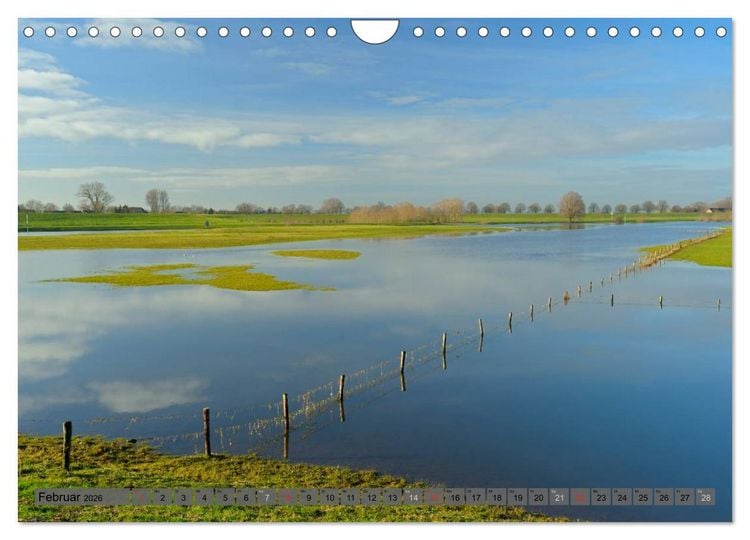 Produktbild: Der Niederrhein im Wandel der Jahreszeiten (Wandkalender 2026 DIN A4 quer), CALVENDO Monatskalender