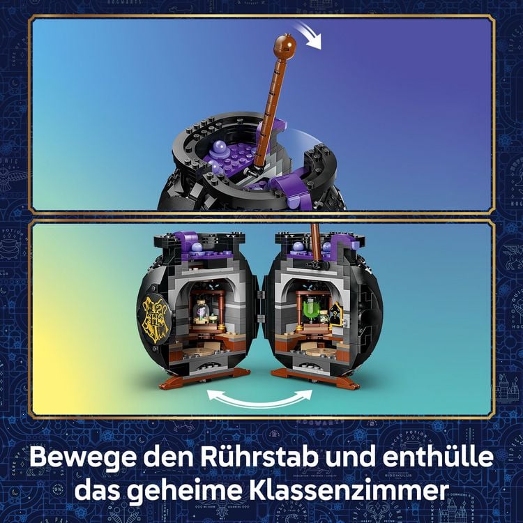 Produktbild: LEGO Harry Potter 76464 Kessel: Geheimes Klassenzimmer f&uuml;r Zaubertr&auml;nke