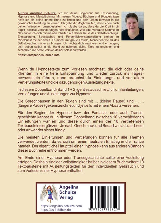 Produktbild: Hypnosetexte zum Vorlesen und selber Zusammenstellen 1+2