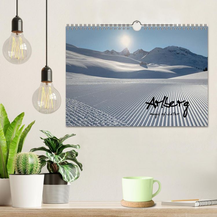 Produktbild: Arlberg - magic of winter (Wandkalender 2026 DIN A4 quer), CALVENDO Monatskalender