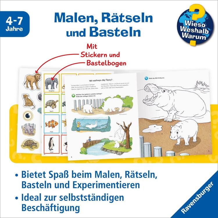 Produktbild: Wieso? Weshalb? Warum? aktiv-Heft - Im Zoo