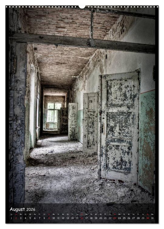Produktbild: Lost Places II, Vergessene Orte (Wandkalender 2026 DIN A2 hoch), CALVENDO Monatskalender