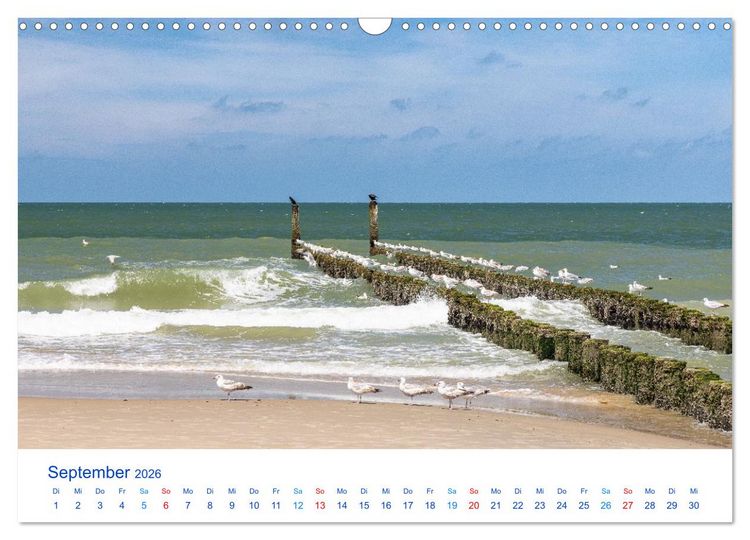 Produktbild: Sommer in Seeland (Wandkalender 2026 DIN A3 quer), CALVENDO Monatskalender