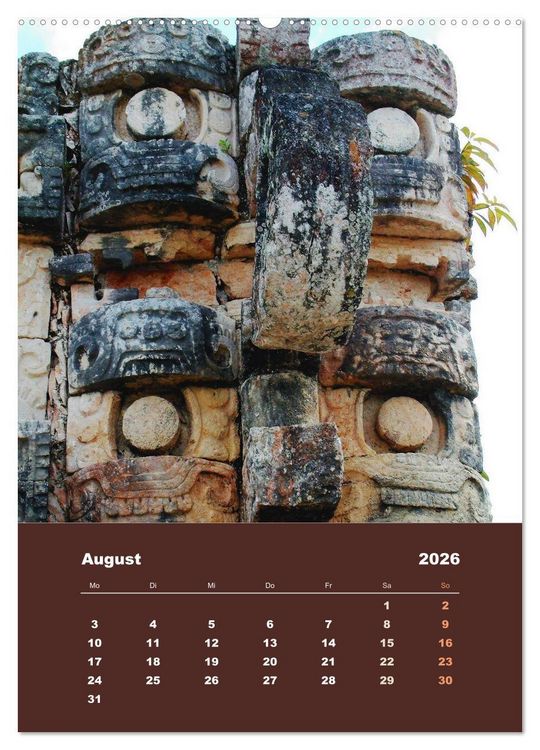 Produktbild: Klassisches Mexiko (hochwertiger Premium Wandkalender 2026 DIN A2 hoch), Kunstdruck in Hochglanz