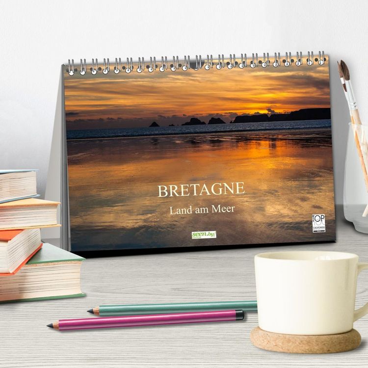 Produktbild: Bretagne - Land am Meer (Tischkalender 2026 DIN A5 quer), CALVENDO Monatskalender