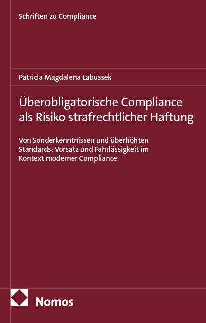 Produktbild: &Uuml;berobligatorische Compliance als Risiko strafrechtlicher Haftung