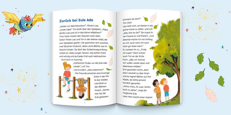 Produktbild: Lesewald, Der Zauber des Wassers &ndash; Buch zum Lesen lernen | Thema: Mehr Mut bei Angst vor Wasser | Lesen erster W&ouml;rter, Vorlesen, Mitmachspa&szlig;