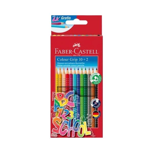 Produktbild: Faber-Castell Buntstifte Colour Grip 10+2