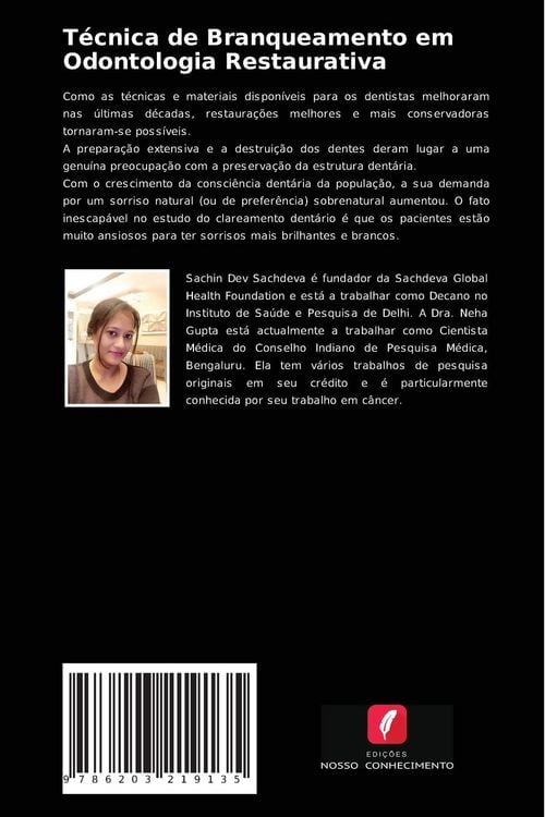 Produktbild: T&eacute;cnica de Branqueamento em Odontologia Restaurativa