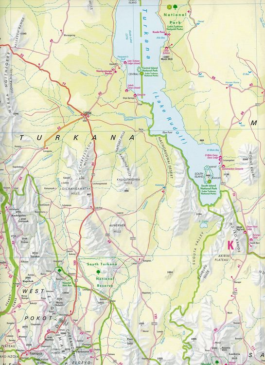 Produktbild: Nelles Map Landkarte Kenya - Serengeti (Tanzania) | Kenia - Serengeti (Tansania) | Kenya - Serengeti (Tanzanie) | Kenia - Serengueti (Tanzania)