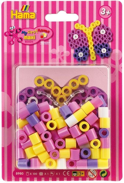 Produktbild: HAMA Maxi-Perlen, kl. Blister Schmetterling