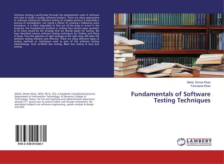Produktbild: Fundamentals of Software Testing Techniques