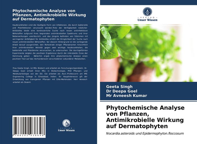 Produktbild: Phytochemische Analyse von Pflanzen, Antimikrobielle Wirkung auf Dermatophyten