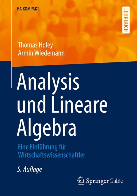 Produktbild: Analysis und Lineare Algebra