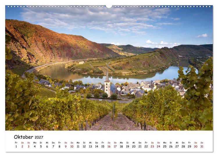 Produktbild: Heimat Entdecken - Die Mosel (hochwertiger Premium Wandkalender 2027 DIN A2 quer), Kunstdruck in Hochglanz