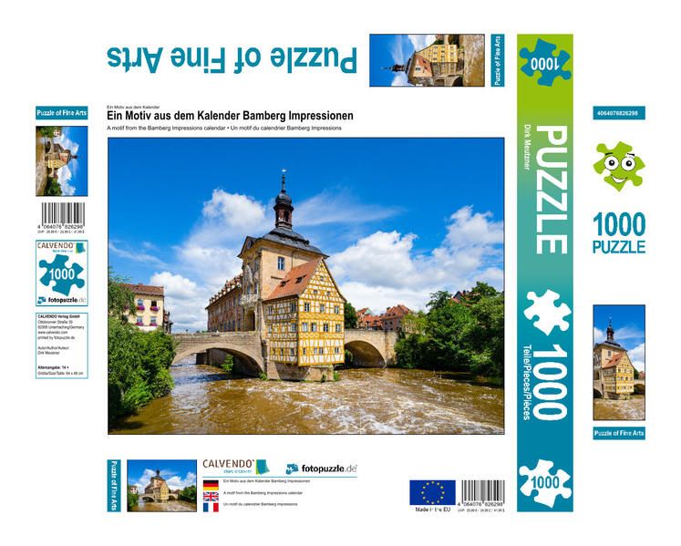 Produktbild: CALVENDO Puzzle Ein Motiv aus dem Kalender Bamberg Impressionen | 1000 Teile Lege-Gr&ouml;&szlig;e 64x48cm Foto-Puzzle f&uuml;r gl&uuml;ckliche Stunden