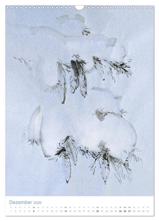 Produktbild: Jahreszeiten in Stil japanischer Malerei - Kunst (Wandkalender 2026 DIN A3 hoch), CALVENDO Monatskalender
