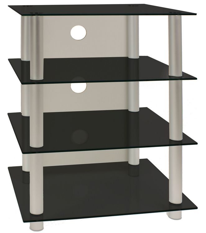 Produktbild: Hifi M&ouml;bel Rack Alu Glas Phono Mediaregal Blados