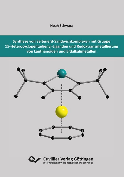 Produktbild: Synthese von Seltenerd-Sandwichkomplexen mit Gruppe 15-Heterocyclopentadienyl-Liganden und Redoxtransmetallierung von Lanthanoiden und Erdalkalimetall