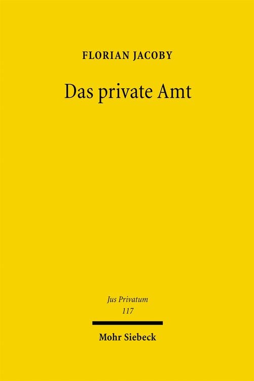 Produktbild: Das private Amt