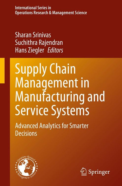 Produktbild: Supply Chain Management in Manufacturing and Service Systems