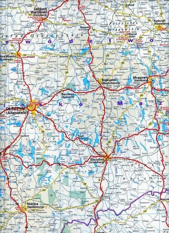 Reise Know-How Landkarte Polen, Nord 1 : 350.000