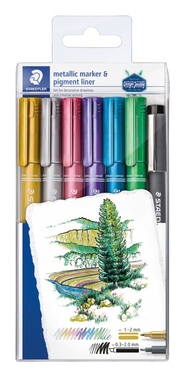 Produktbild: STAEDTLER Lackmarker Metallic 6er Set