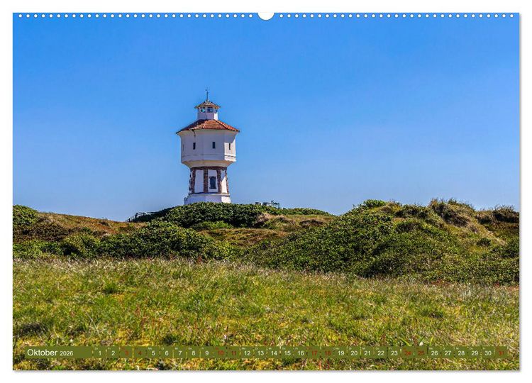 Produktbild: Inselliebe Langeoog (Wandkalender 2026 DIN A2 quer), CALVENDO Monatskalender