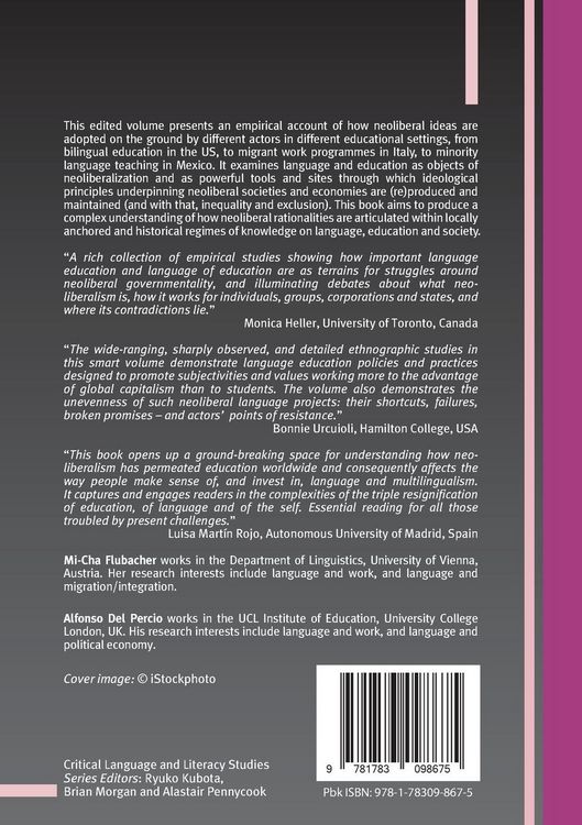 Produktbild: Language, Education and Neoliberalism