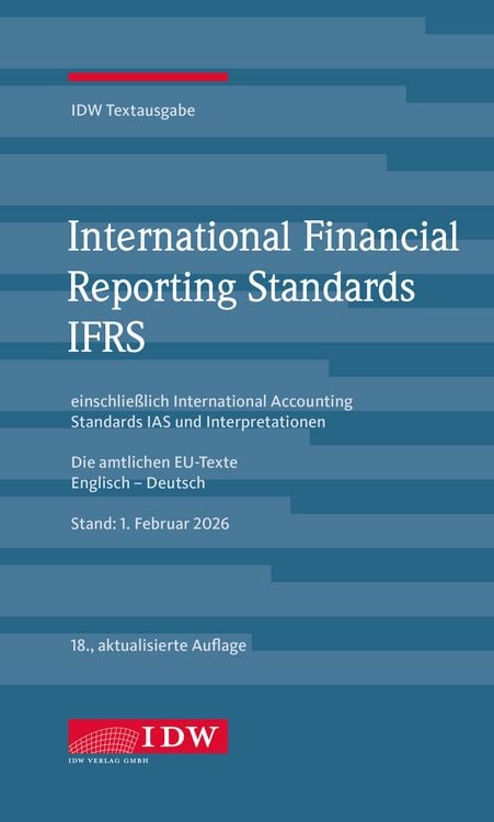 Produktbild: IDW, IFRS IDW Textausgabe, 18. Auflage