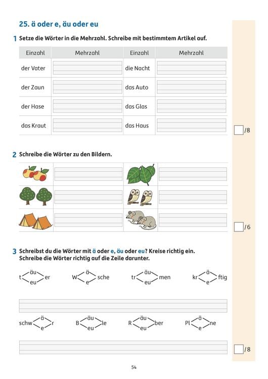 Produktbild: &Uuml;bungsheft mit Tests in Deutsch 2. Klasse