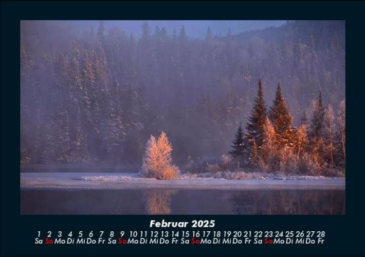 Produktbild: Landschaftskalender 2025 Fotokalender DIN A5