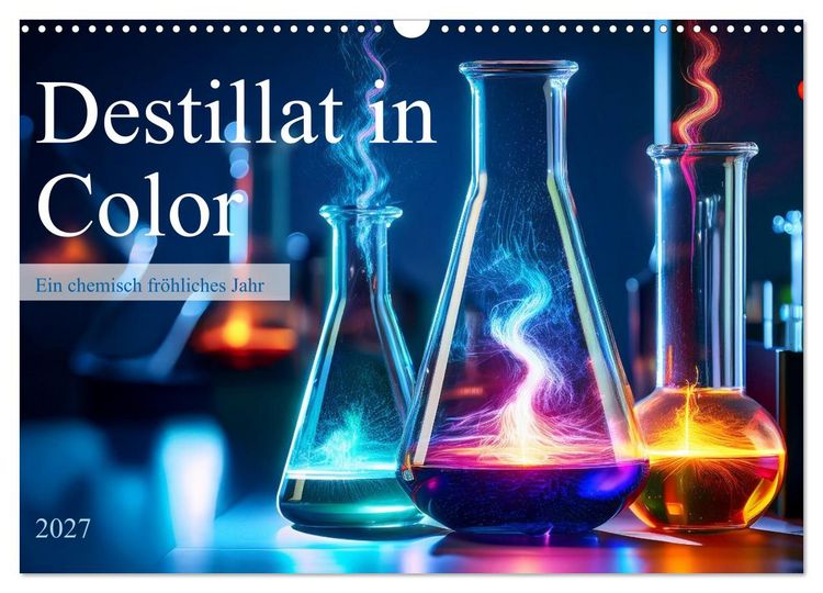 Produktbild: Destillat in Color (Wandkalender 2027 DIN A3 quer), CALVENDO Monatskalender