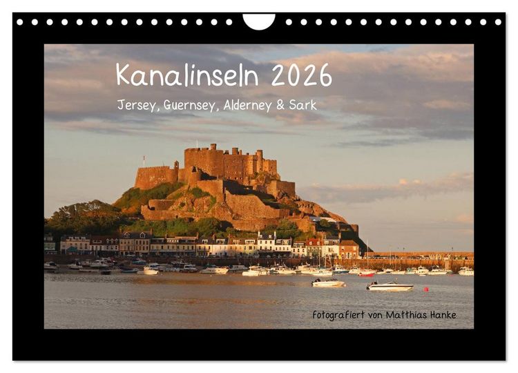 Produktbild: Kanalinseln 2026 (Wandkalender 2026 DIN A4 quer), CALVENDO Monatskalender