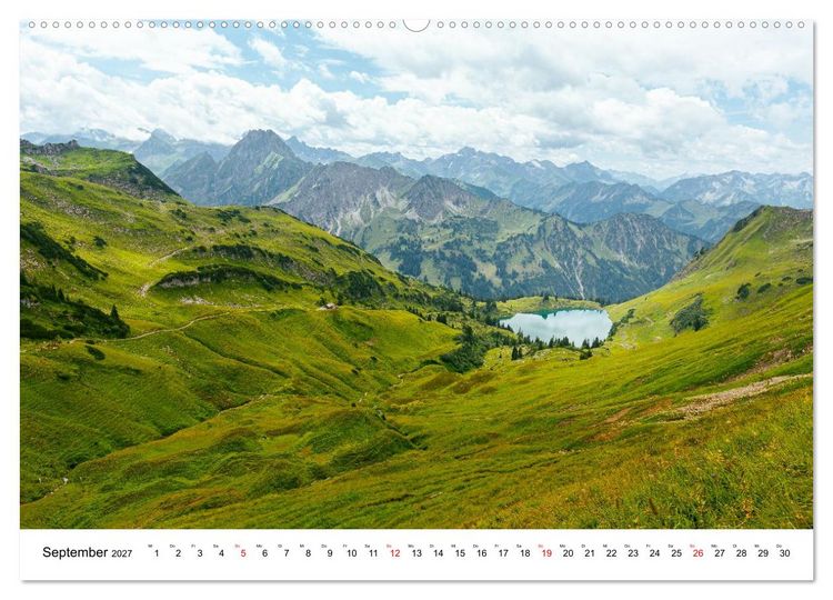 Produktbild: Deutschland - Bayerns Landschafts-Gefl&uuml;ster (hochwertiger Premium Wandkalender 2027 DIN A2 quer), Kunstdruck in Hochglanz