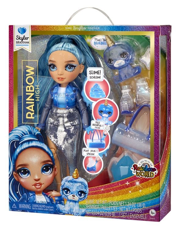 Produktbild: Classic Rainbow Fashion Doll- Skyler (blue)
