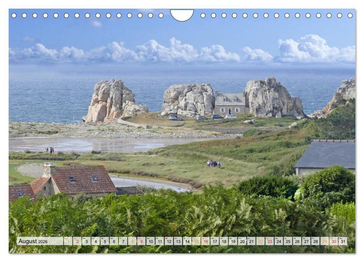 Produktbild: Normandie und Bretagne-faszinierend abwechslungsreich (Wandkalender 2026 DIN A4 quer), CALVENDO Monatskalender