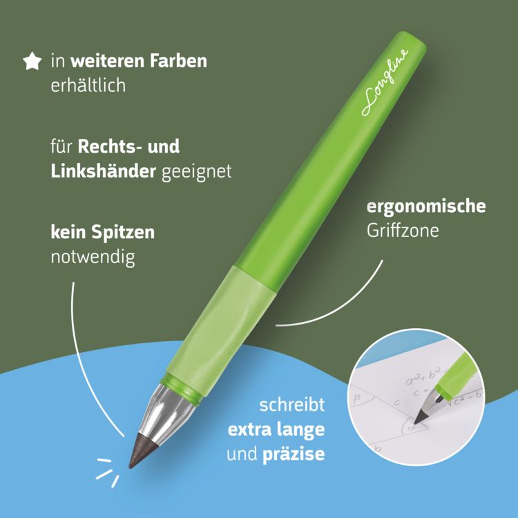 Produktbild: Brunnen Bleistift &bdquo;REMOVE Longline&ldquo; Colour Code &brvbar; H, kiwi