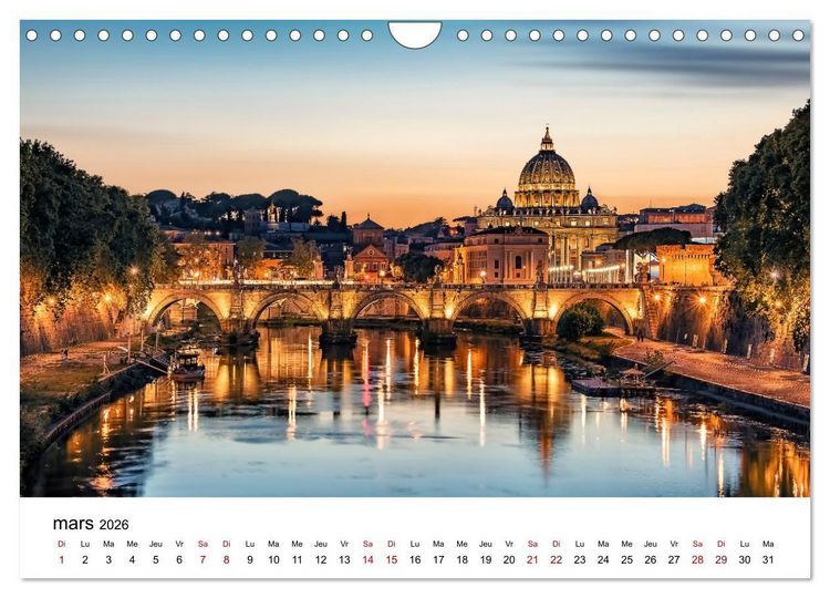 Produktbild: Merveilleuse Italie (Calendrier mural 2026 DIN A4 vertical), CALVENDO calendrier mensuel