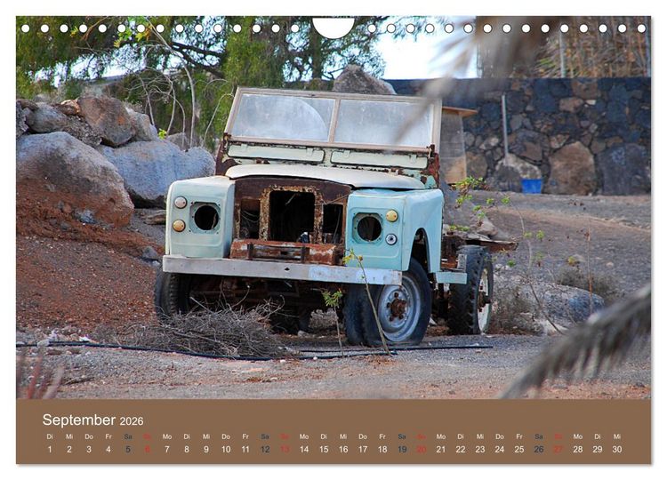 Produktbild: Alte Autos aus Europa (Wandkalender 2026 DIN A4 quer), CALVENDO Monatskalender