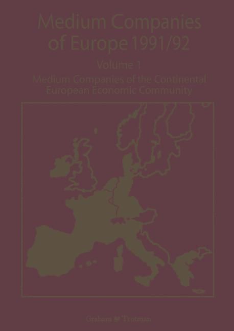 Produktbild: Medium Companies of Europe 1991/92