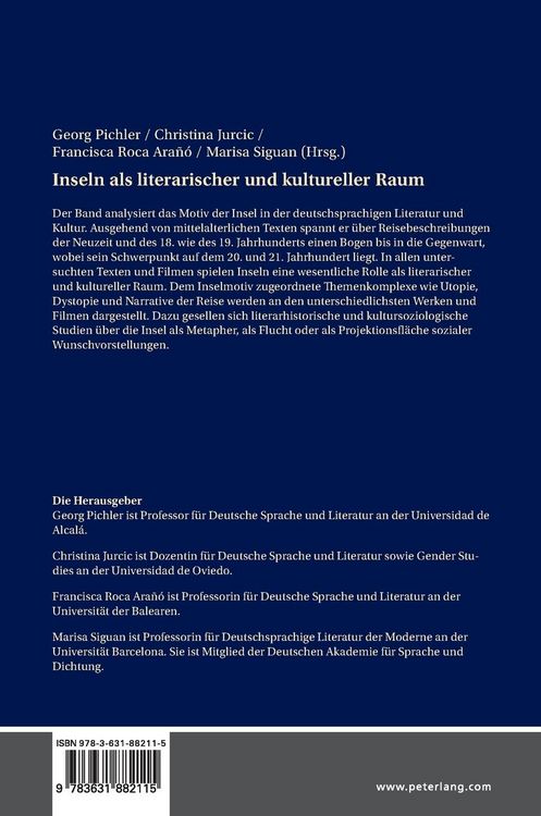 Produktbild: Inseln als literarischer und kultureller Raum