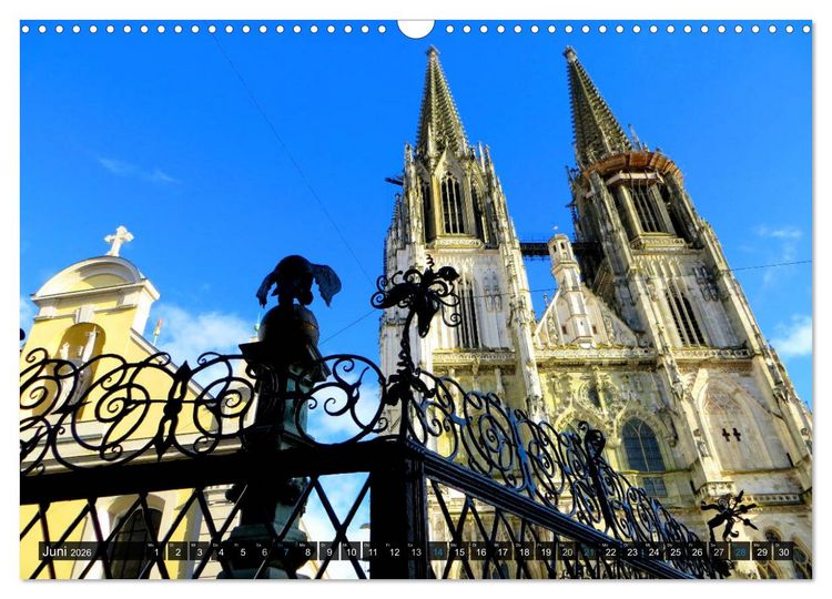 Produktbild: REGENSBURG - Impressionen (Wandkalender 2026 DIN A3 quer), CALVENDO Monatskalender