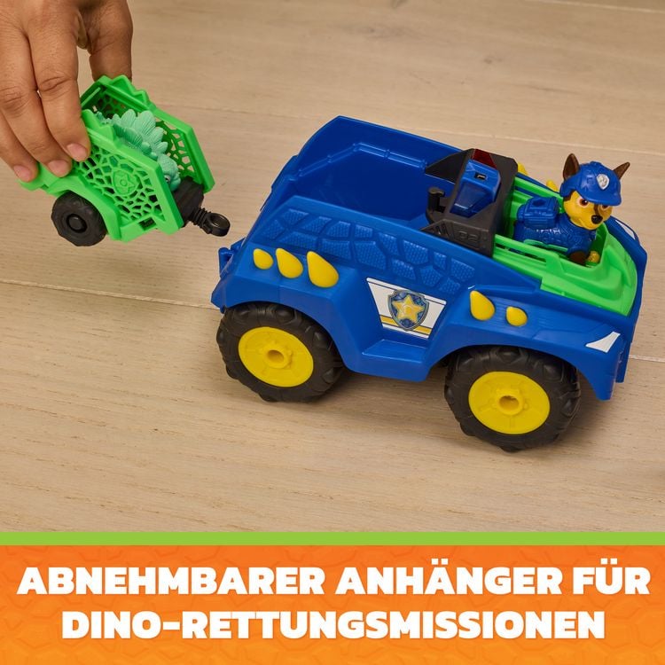 Produktbild: PAW Patrol: Der Dino Film, Chase' ferngesteuertes Dino Rettungs-Fahrzeug, RC Cruiser