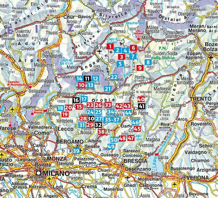 Produktbild: ROTHER Wanderf&uuml;hrer Veltlin - Bergamasker Alpen