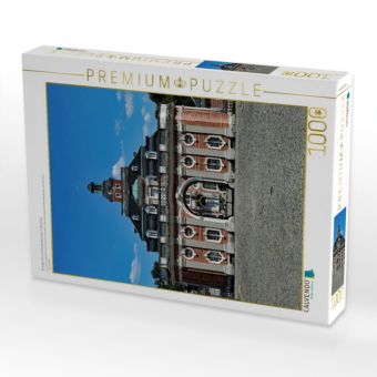 Produktbild: CALVENDO Puzzle Amtsgericht und Amalienbrunnen in Bruchsal | 1000 Teile Lege-Gr&ouml;&szlig;e 64x48cm Foto-Puzzle f&uuml;r gl&uuml;ckliche Stunden