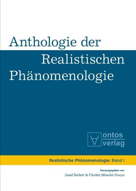 Produktbild: Anthologie der realistischen Ph&auml;nomenologie