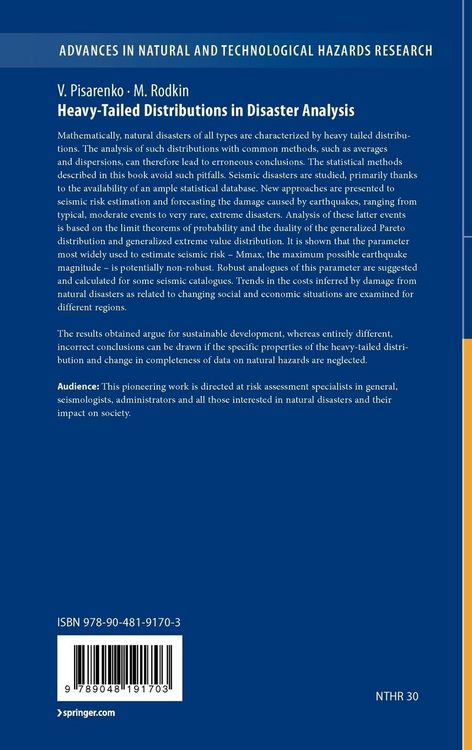 Produktbild: Heavy-Tailed Distributions in Disaster Analysis