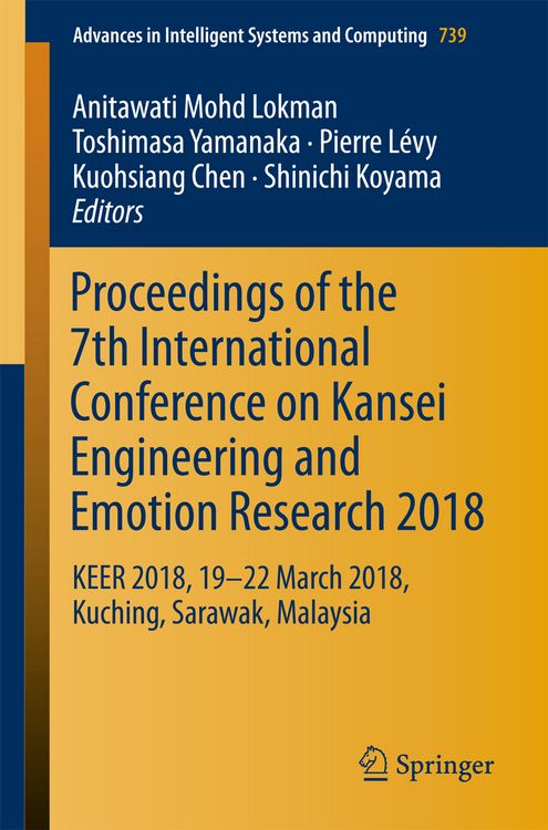 Produktbild: Proceedings of the 7th International Conference on Kansei Engineering and Emotion Research 2018